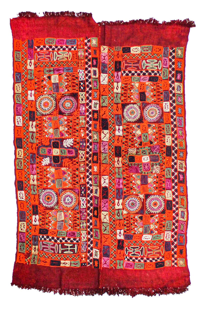 5x8 Multi-color Turkish Tribal Rug