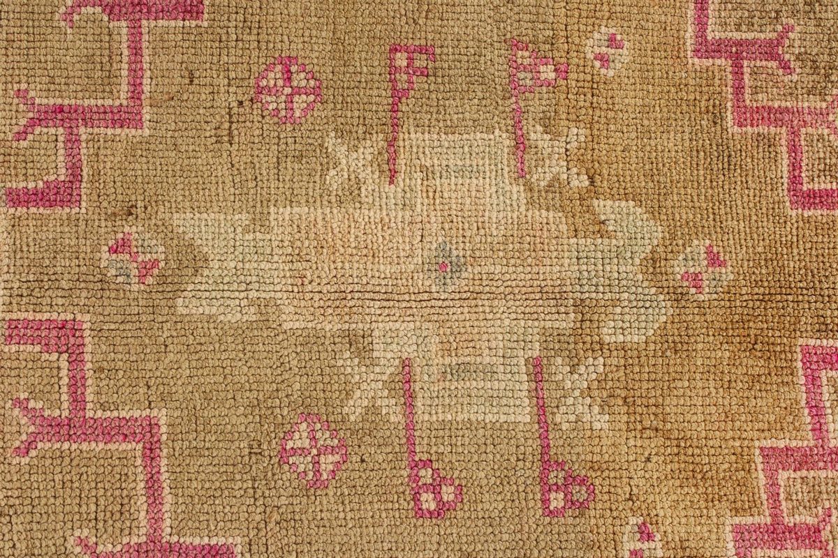 5x15 Blue and Ivory Turkish Tribal Runner