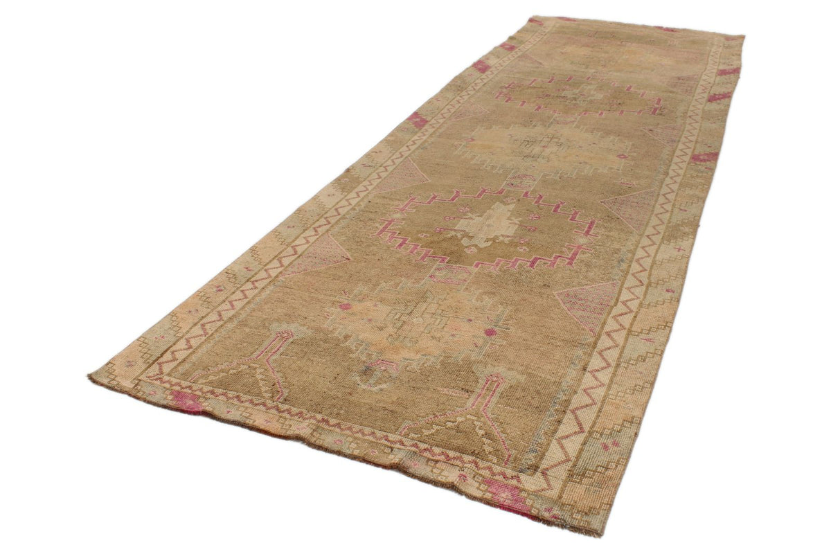 5x15 Blue and Ivory Turkish Tribal Runner