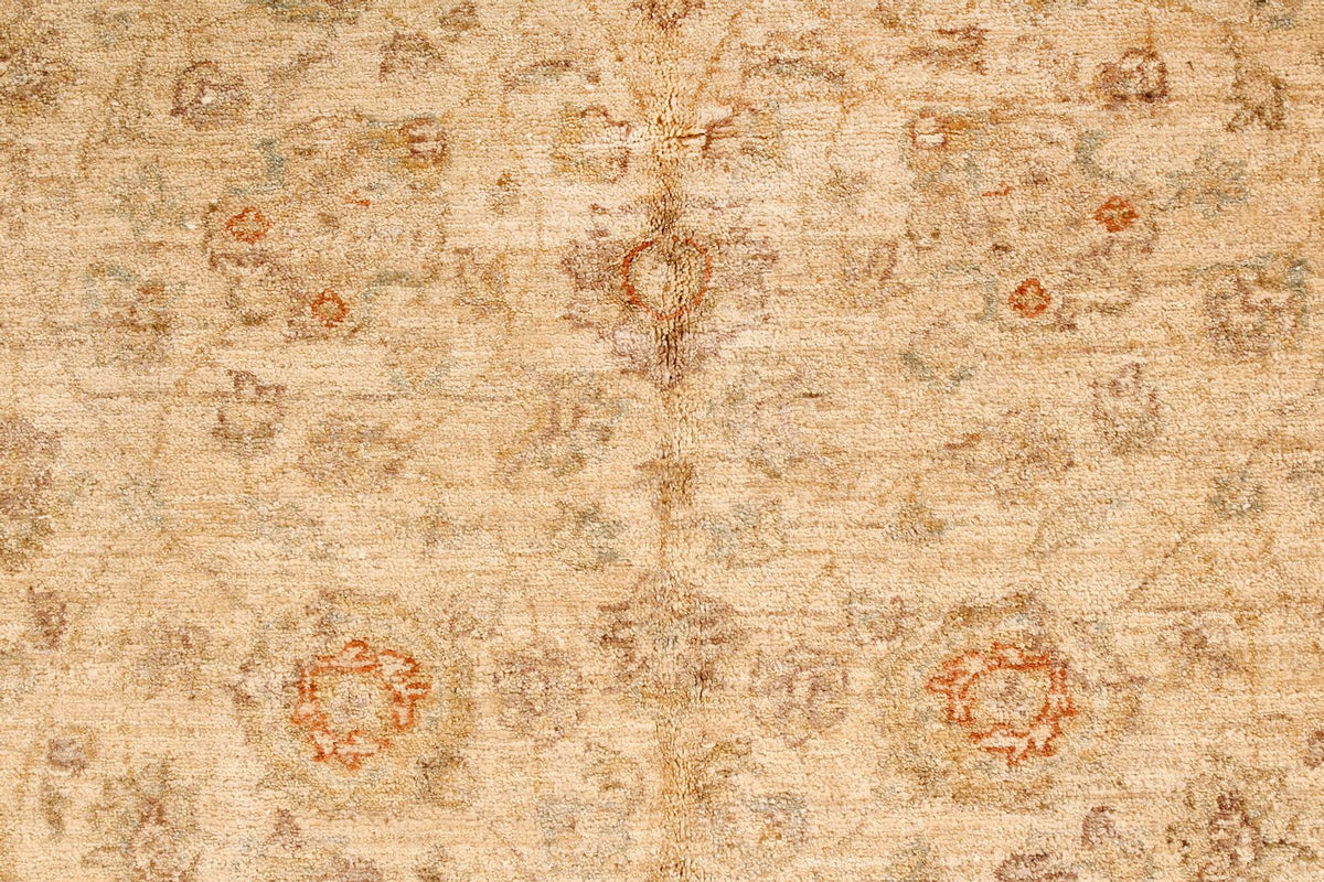 5x7 Beige and Beige Turkish Oushak Rug