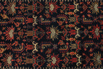 3x16 Navy and Ivory Persian Tribal Runner