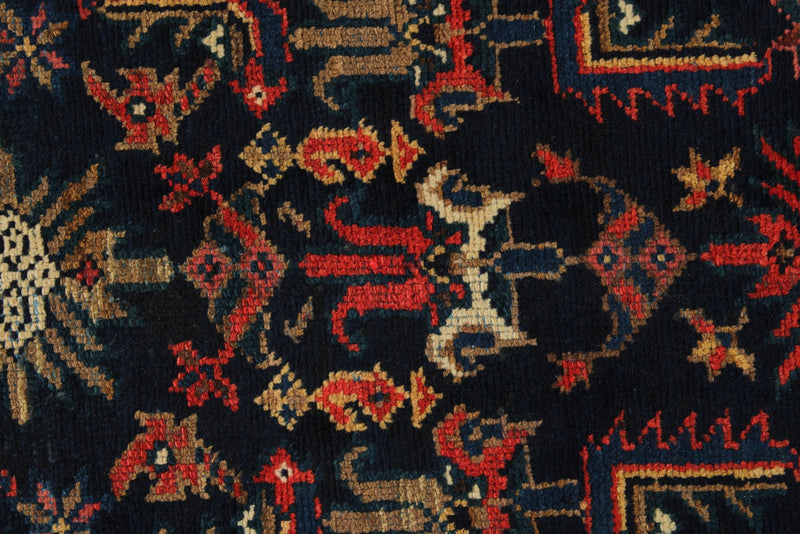 3x16 Navy and Ivory Persian Tribal Runner