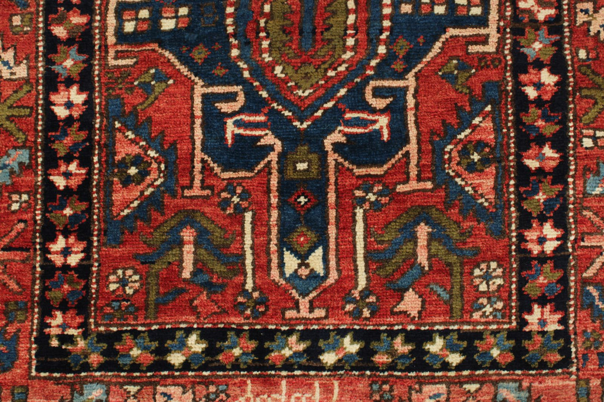 4x11 Red and Multicolor Persian Runner