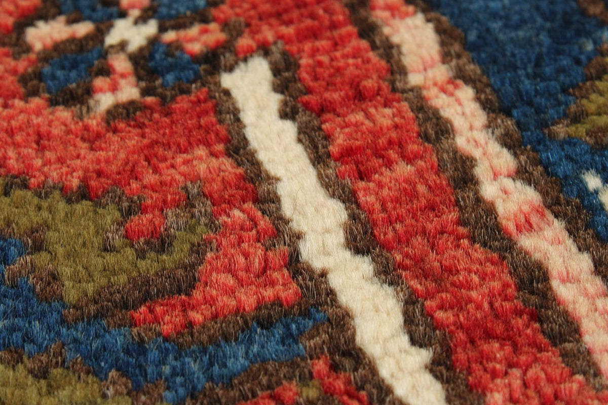 4x11 Red and Multicolor Persian Runner