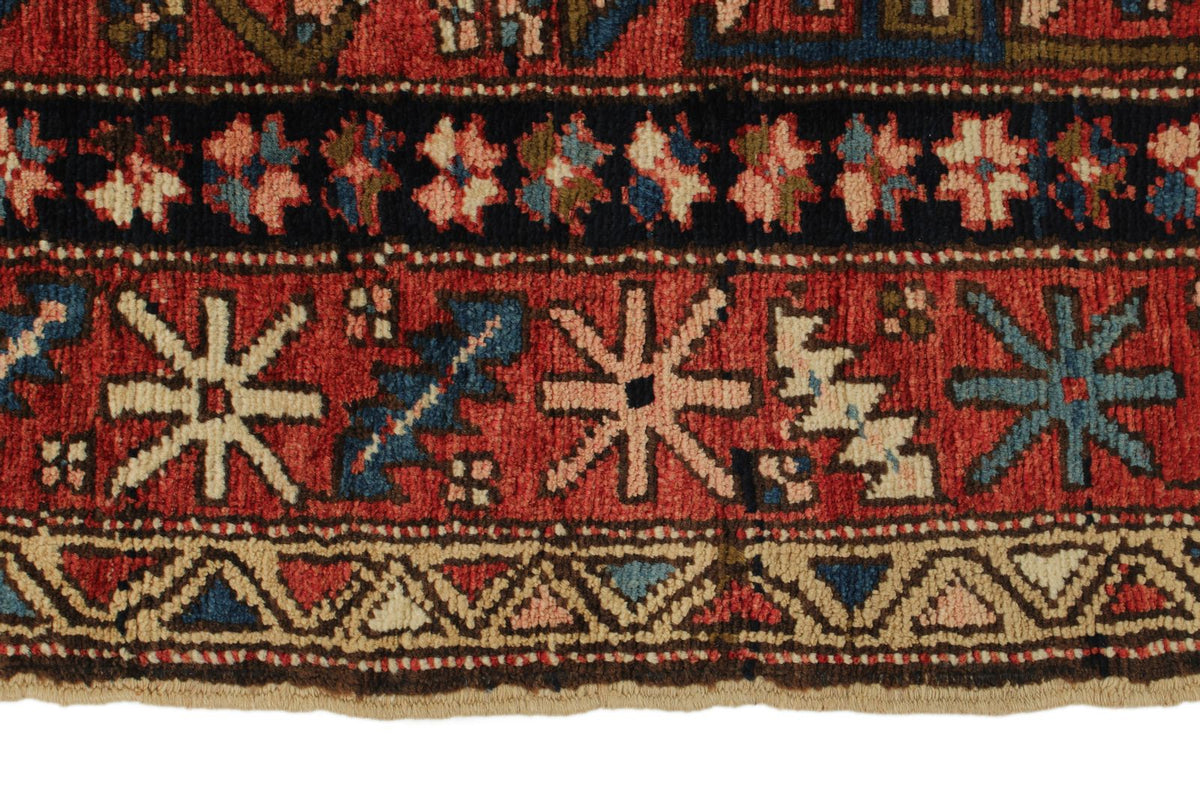 4x11 Red and Multicolor Persian Runner