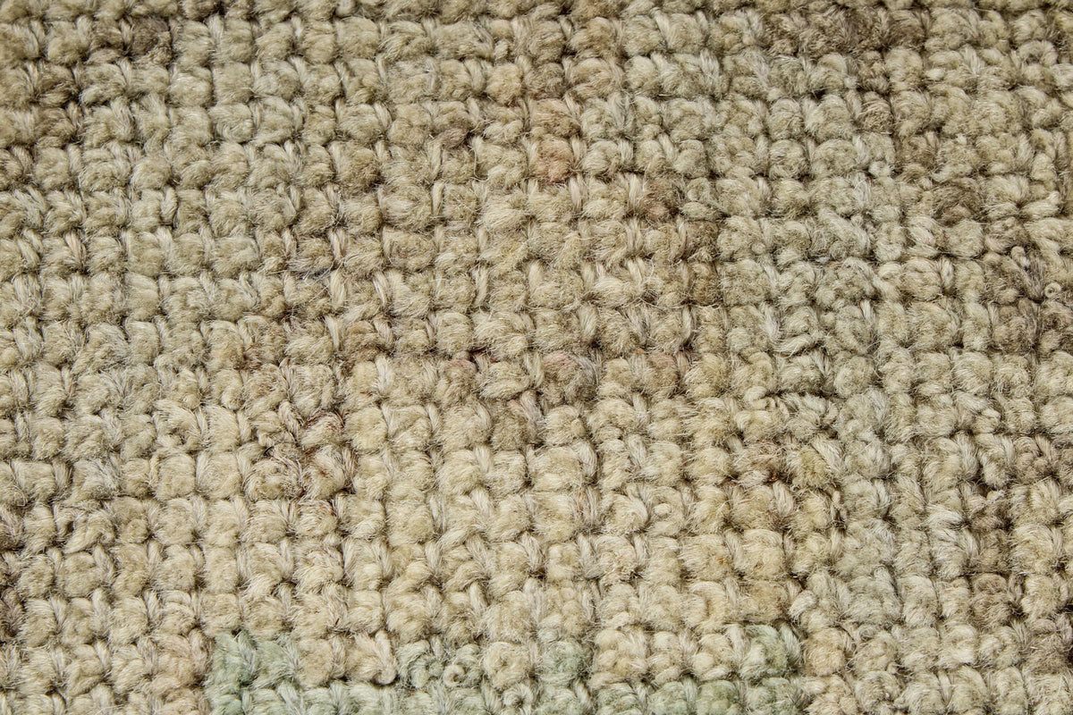 7x8 Beige and Ivory Turkish Oushak Rug