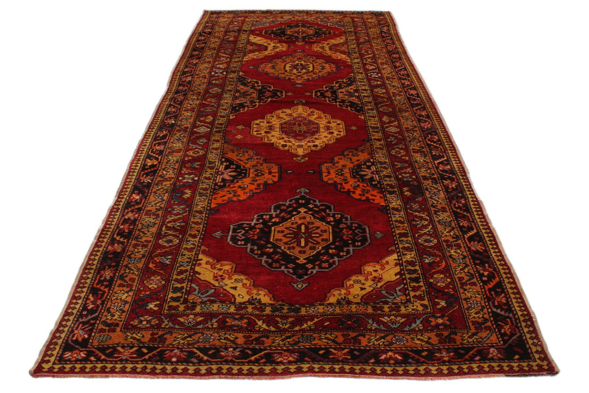 5x14 Multicolor Anatolian Turkish Tribal Runner