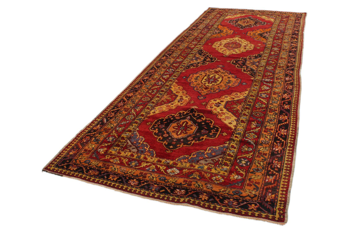 5x14 Multicolor Anatolian Turkish Tribal Runner