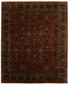 12x15 Burgundy and Navy Persian Traditional Rug