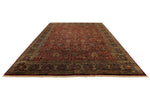 12x15 Burgundy and Navy Persian Traditional Rug