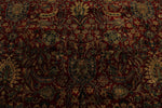 12x15 Burgundy and Navy Persian Traditional Rug