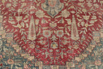6x9 Red and Navy Anatolian Tribal Rug