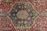 6x9 Red and Navy Anatolian Tribal Rug