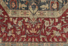 6x9 Red and Navy Anatolian Tribal Rug