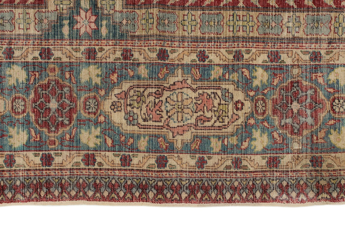 6x9 Red and Navy Anatolian Tribal Rug