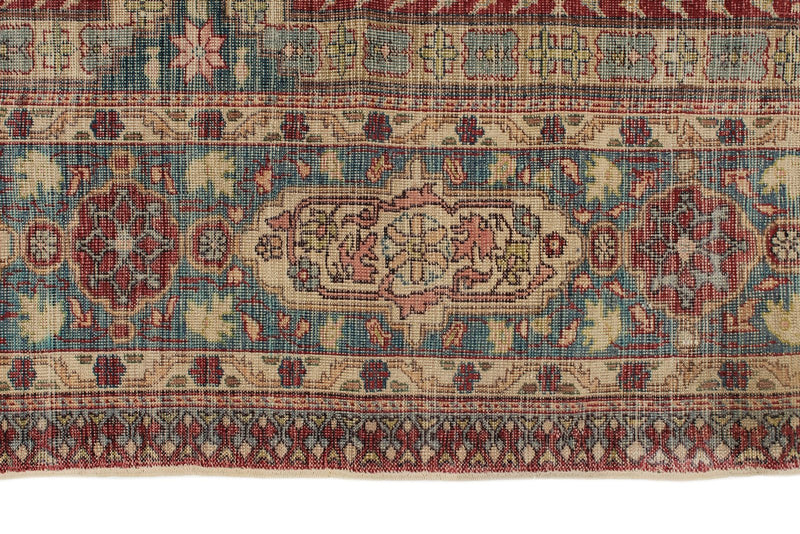 6x9 Red and Navy Anatolian Tribal Rug