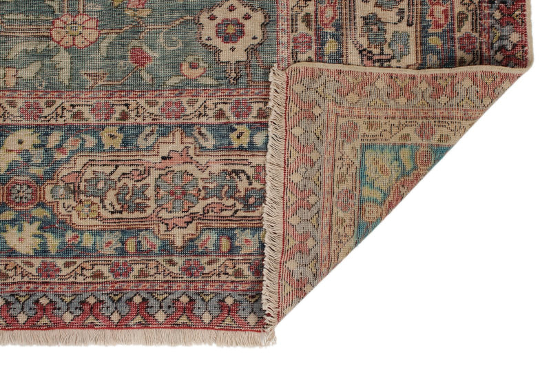 6x9 Red and Navy Anatolian Tribal Rug