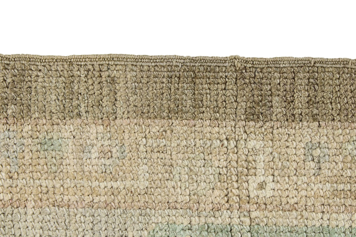 8x10 Brown and Gray Turkish Oushak Rug
