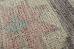 8x10 Brown and Purple Turkish Oushak Rug