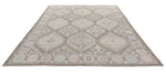 8x10 Brown and Purple Turkish Oushak Rug
