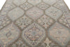 8x10 Brown and Purple Turkish Oushak Rug