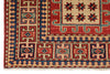 4x6 Red and Ivory Turkish Tribal Rug