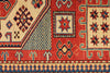 4x6 Red and Ivory Turkish Tribal Rug