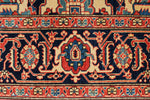 8x10 Red and Navy Turkish Tribal Rug