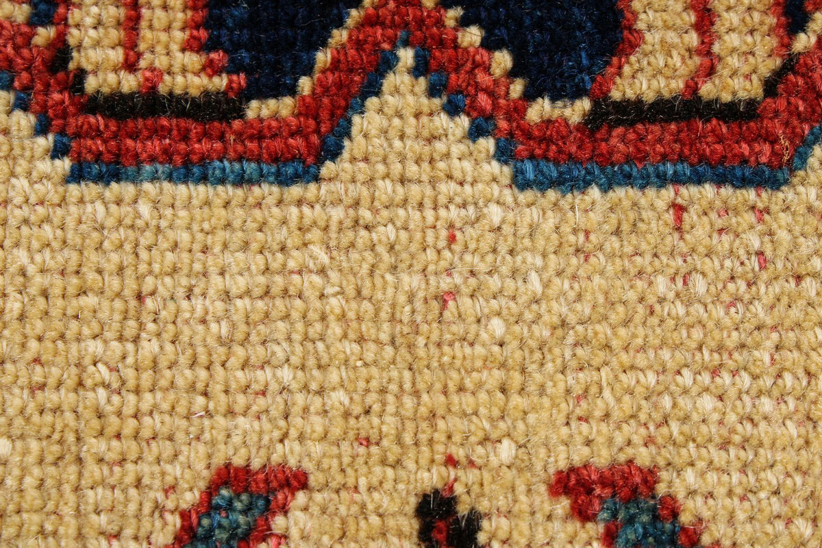 8x10 Red and Navy Turkish Tribal Rug