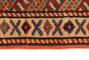 7x10 Navy and Ivory Turkish Tribal Rug