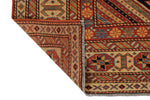 7x10 Navy and Ivory Turkish Tribal Rug