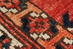 5x7 Red and Red Turkish Tribal Rug