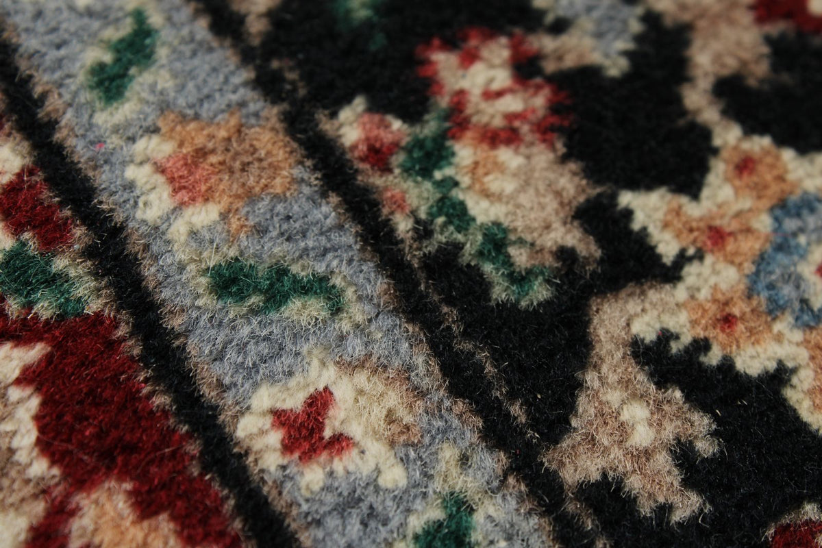 3x12 Navy and Red Turkish Traditional Runner