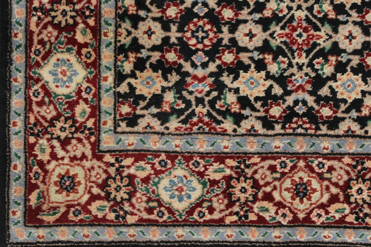 3x12 Navy and Red Turkish Traditional Runner