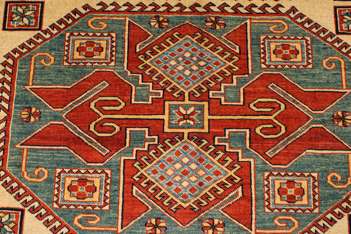 7x10 Multicolor Turkish Tribal Rug