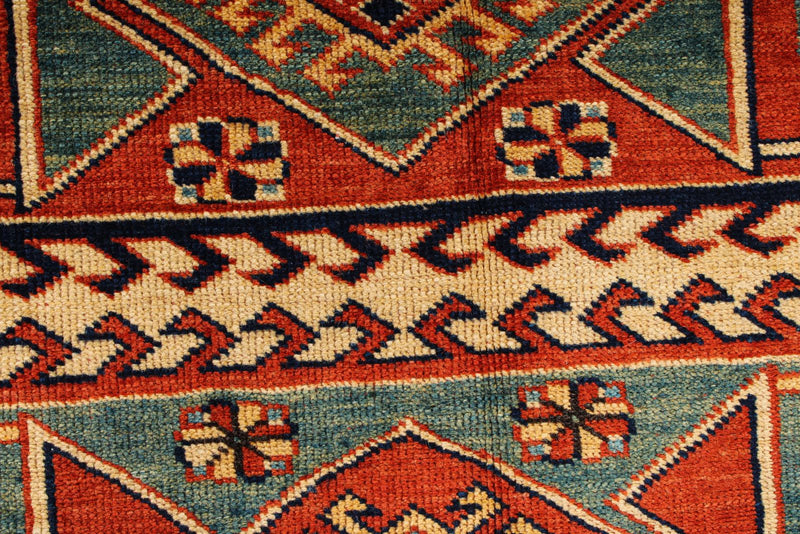 7x10 Multicolor Turkish Tribal Rug