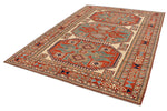 7x10 Multicolor Turkish Tribal Rug