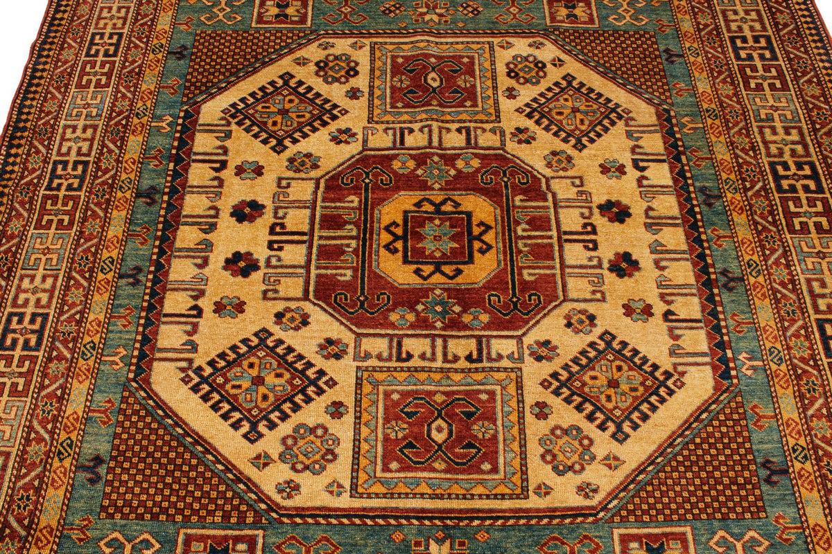6x10 Multicolor Turkish Tribal Rug