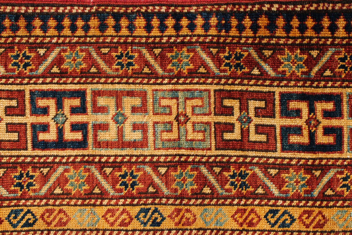 6x10 Multicolor Turkish Tribal Rug