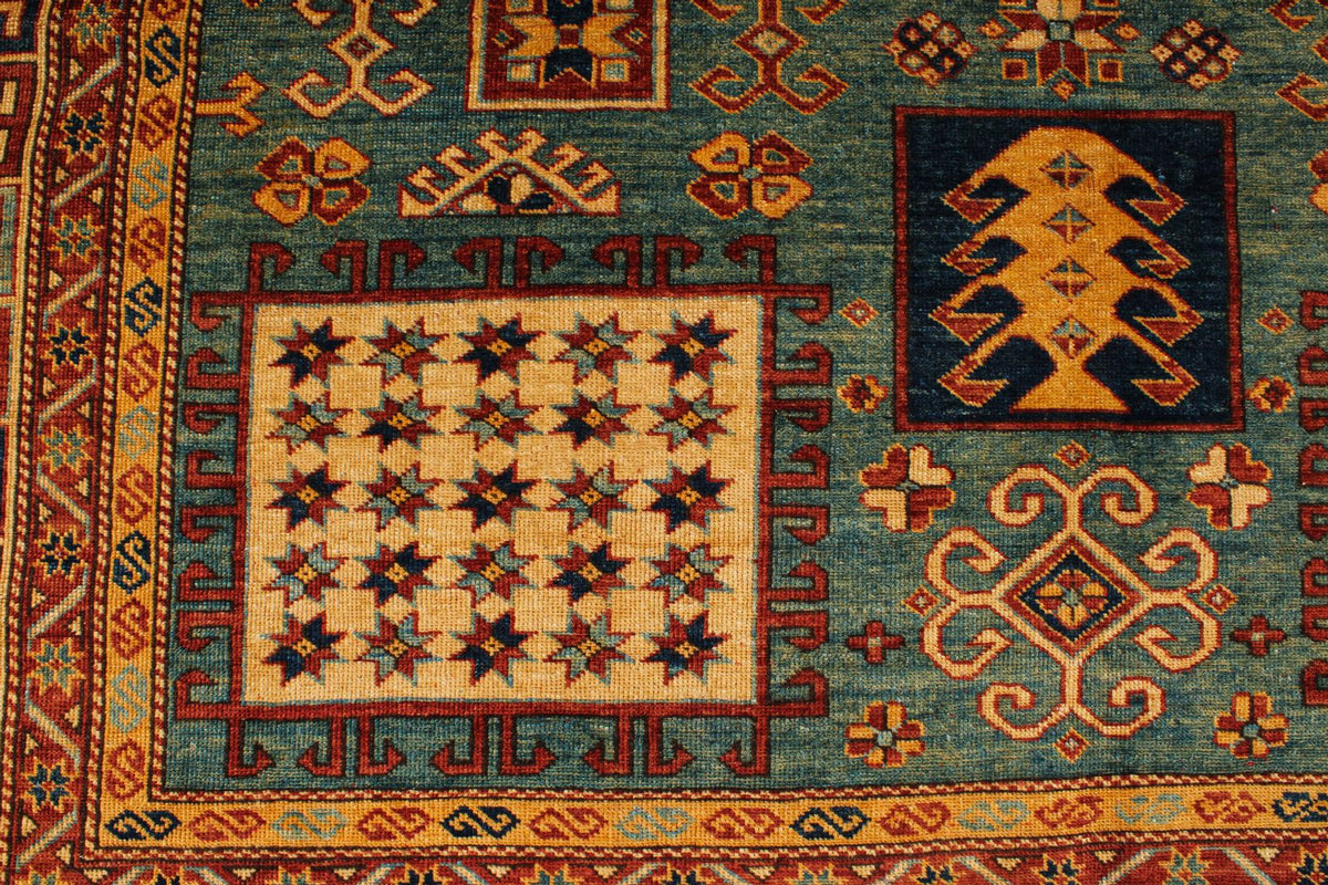 6x10 Multicolor Turkish Tribal Rug