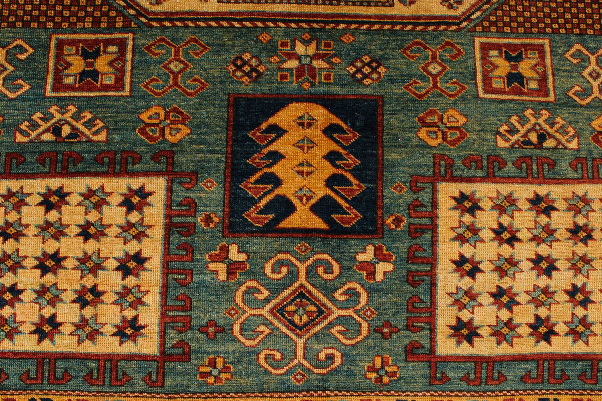 6x10 Multicolor Turkish Tribal Rug