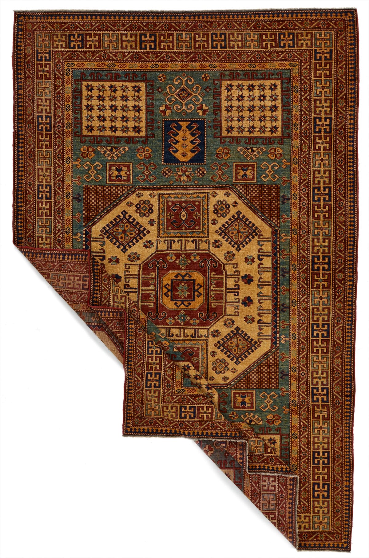 6x10 Multicolor Turkish Tribal Rug