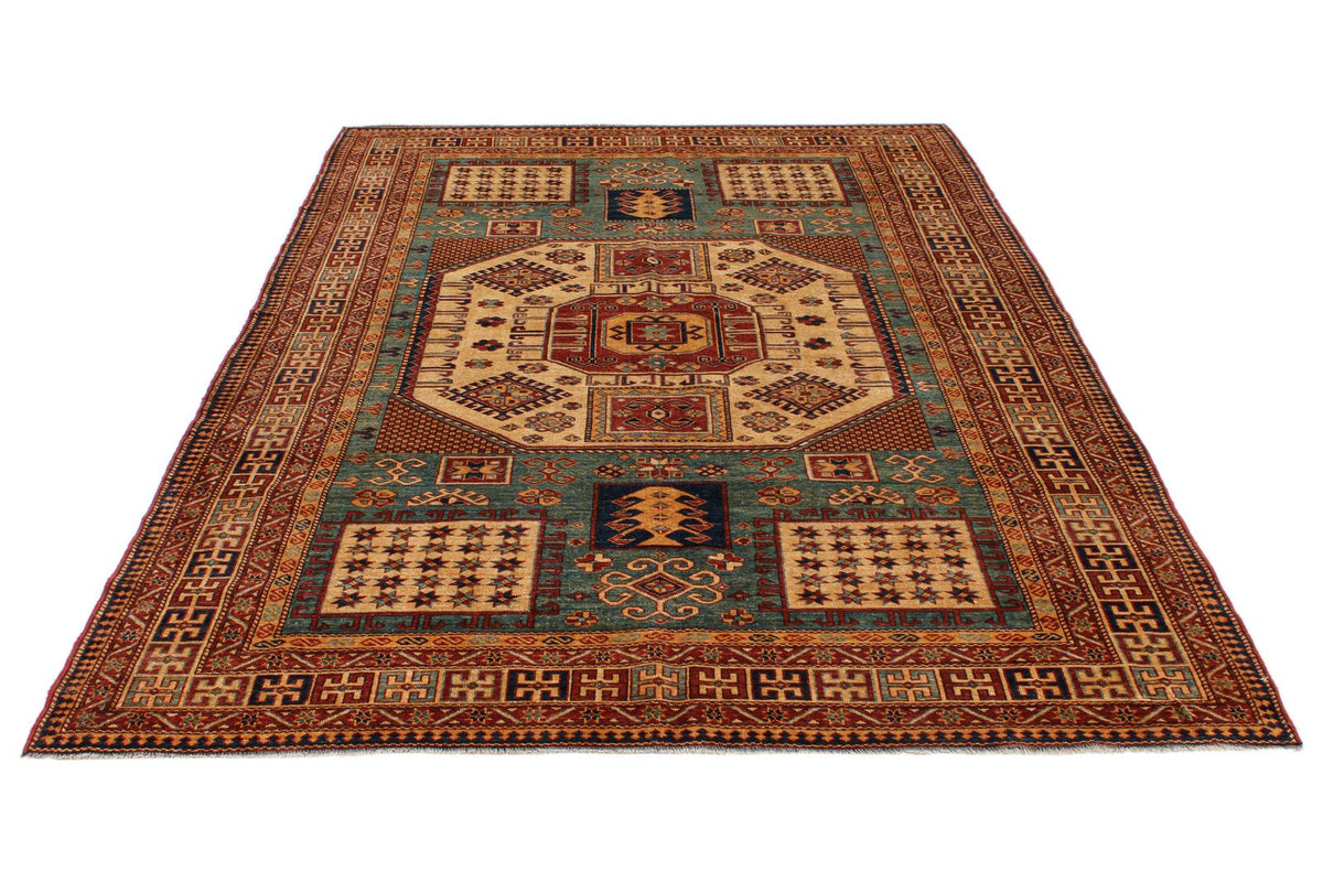 6x10 Multicolor Turkish Tribal Rug