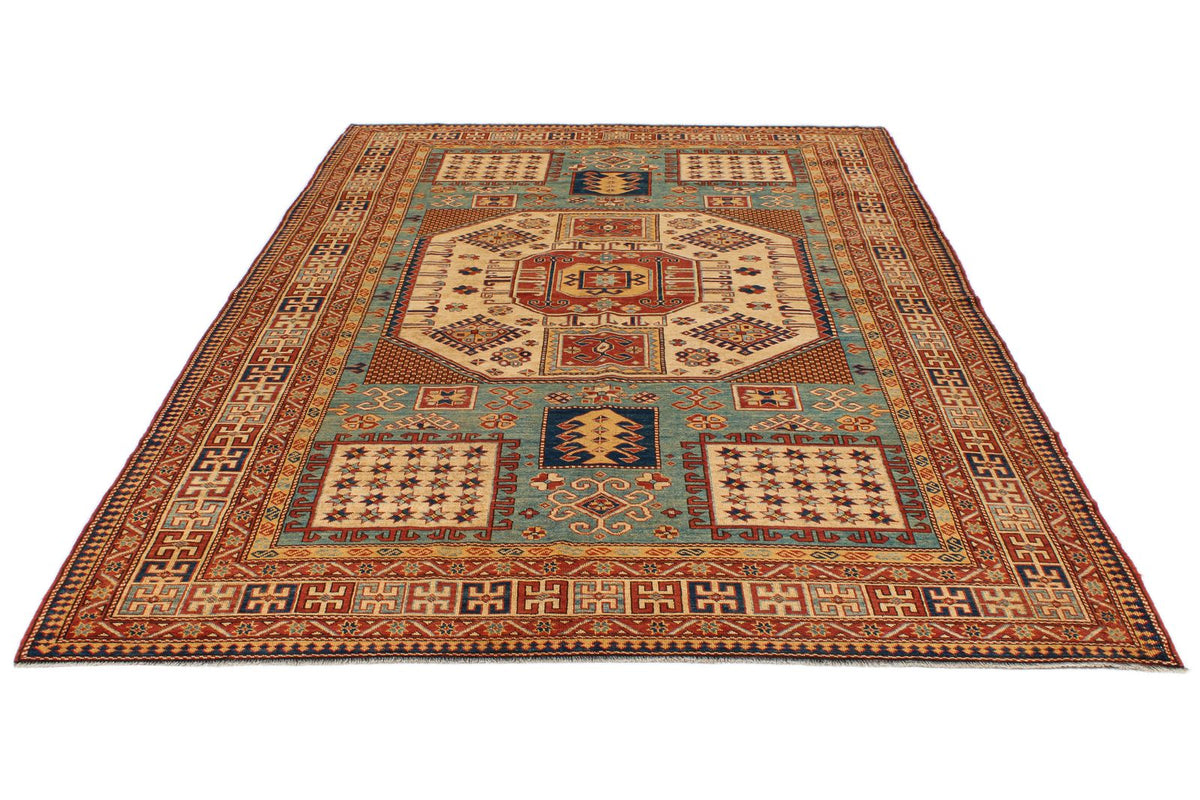 6x10 Multicolor Turkish Tribal Rug