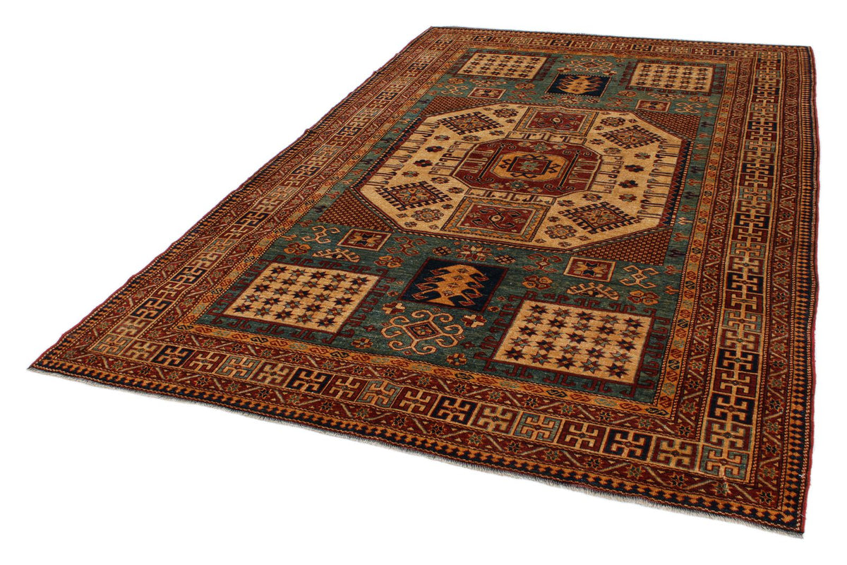 6x10 Multicolor Turkish Tribal Rug