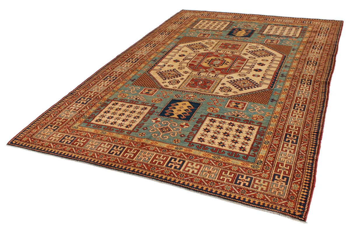 6x10 Multicolor Turkish Tribal Rug