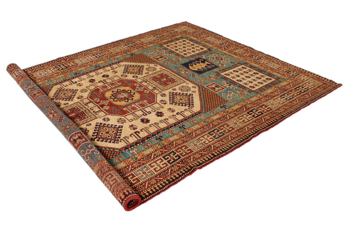 6x10 Multicolor Turkish Tribal Rug