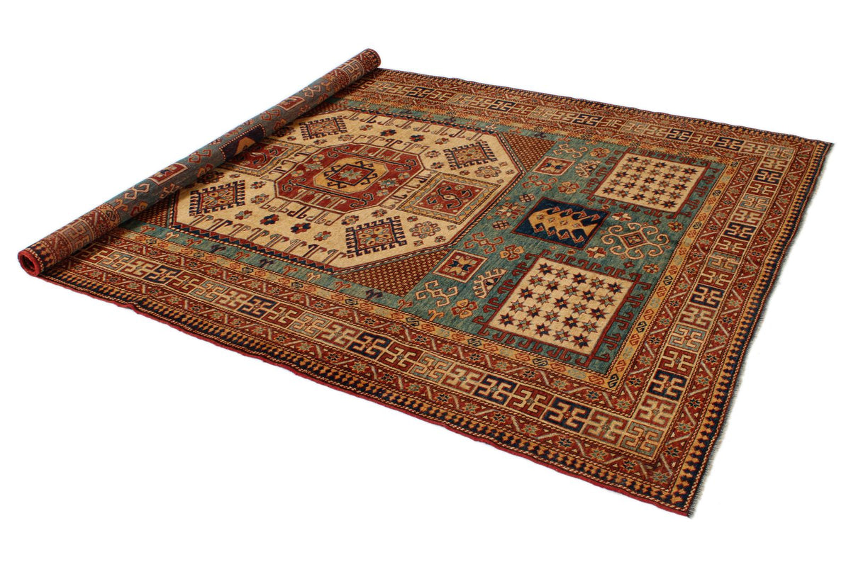 6x10 Multicolor Turkish Tribal Rug