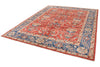 8x10 Red and Navy Anatolian Traditional Rug