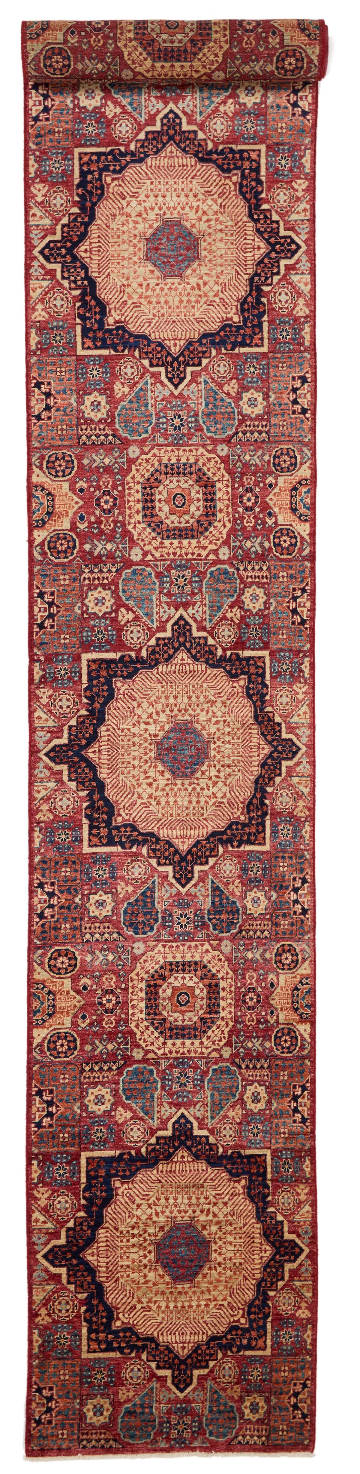 3x20 Multicolor Turkish Tribal Runner